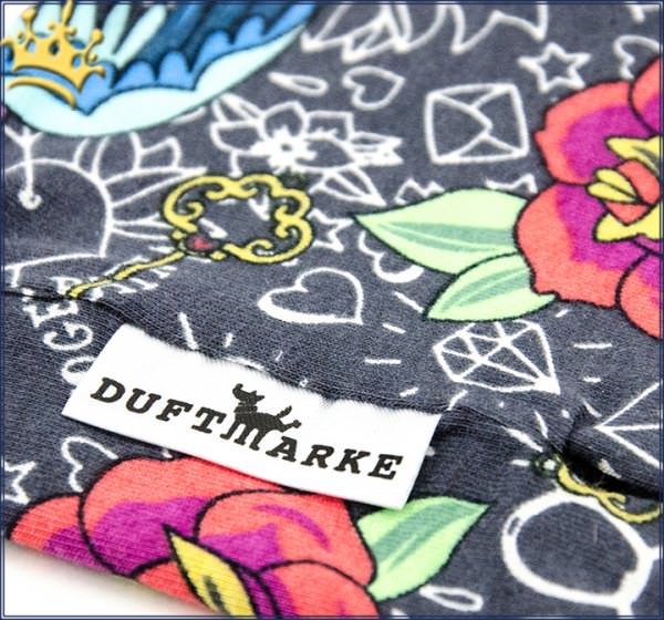 Hunde Loop Schal Rockabilly Detail