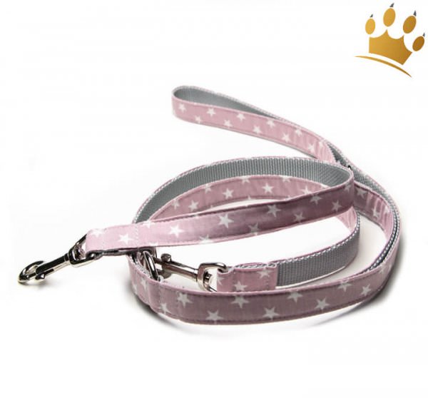 Hundeleine Little Star Rosa