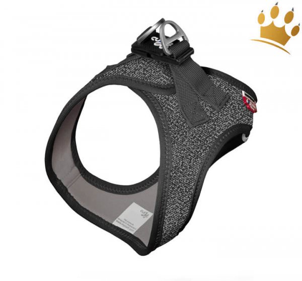 Curli Vest Hundegeschirr Merino Schwarz