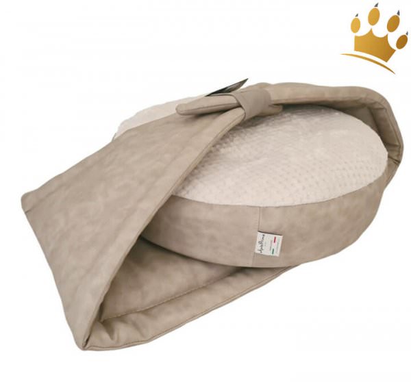 Hundebett Tortellino Creme Vintage