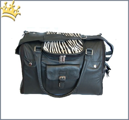 Hundetasche Wild Zebra Black