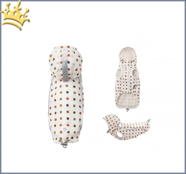 Puppy Angel Hunderegenweste Bimane Dots Beige