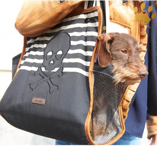Hundetasche Sac Rivera Skull