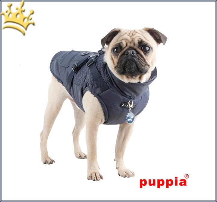Puppia Hundeweste Wilkes Navy - Hundebekleidung kleine Hunde