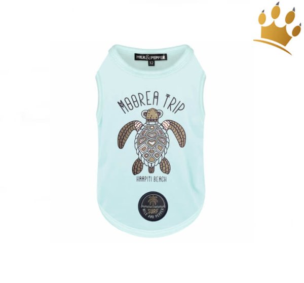 Milk & Pepper Manea Hunde-T-Shirt Green