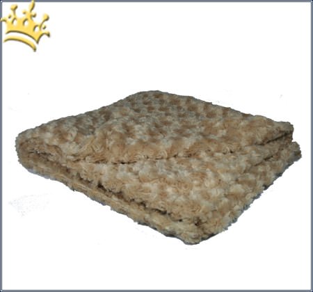 Hunde Cuddle Plaid Curly Camel