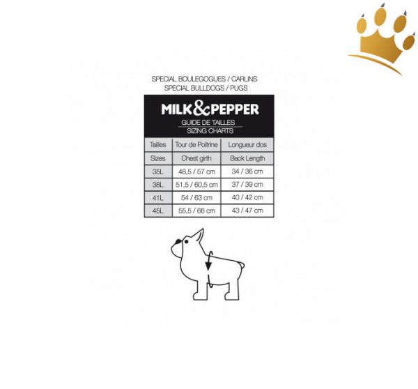 Milk & Pepper Gallagher Hunderegenmantel Schwarz