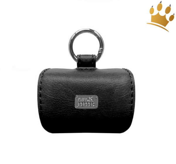 Milk & Pepper WINSTON Schwarz Kotbeutelhalter