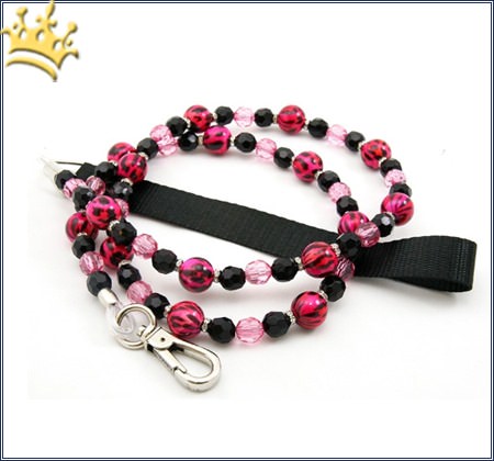 Designer-Hundeschmuckleine FabCetera Pink