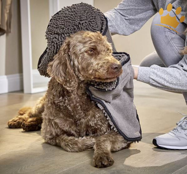 Hundehandtuch Cleankeeper Dry Knochen