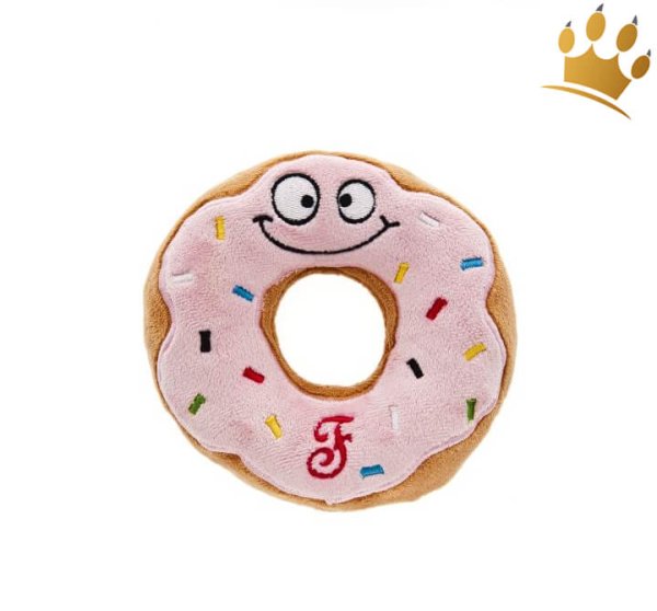 Hundespielzeug Funky Donut Pink