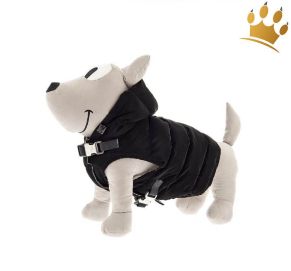 Hundemantel Ghiaccio Schwarz