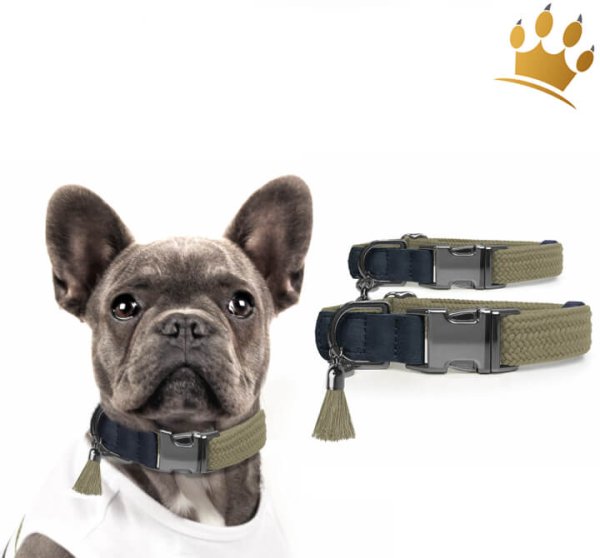 Milk & Pepper Hundehalsband KAYA Khaki