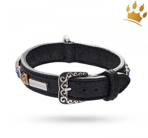 Malucchi Halsband Petra 2cm Schwarz
