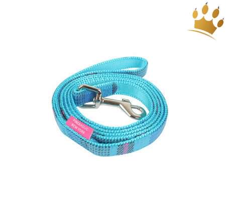 Softgeschirr HOT PINKA Blau Leine