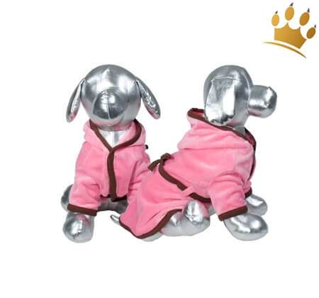 Hundebademantel Sweet Spa Pink