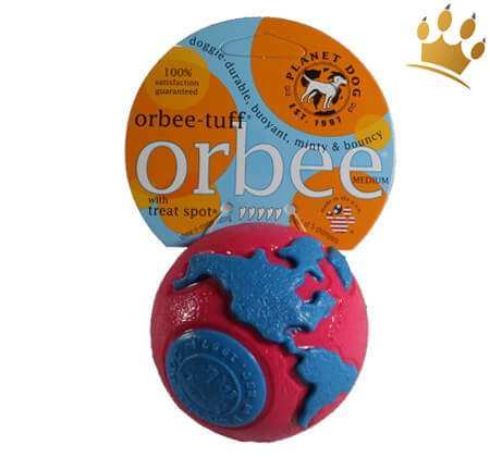 Planet Dog Orbee Ball Pink/Blau