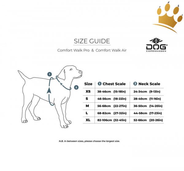 Dog Copenhagen Hundegeschirr V2 Comfort Walk (Pro) Classic Red