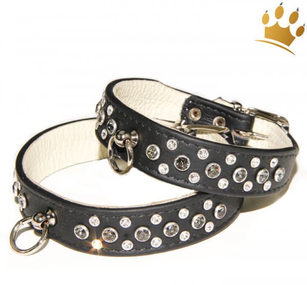 Hundehalsband Hepburn Schwarz
