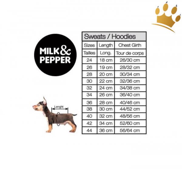 Milk & Pepper Hundejacke Strawberry