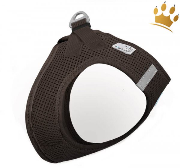 Curli© Softgeschirr Vest Air-Mesh Braun