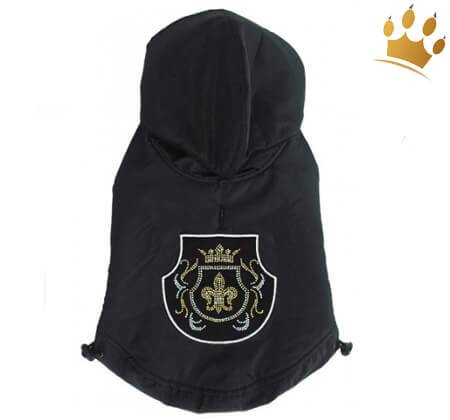 Hundemantel Royal Fleur Black