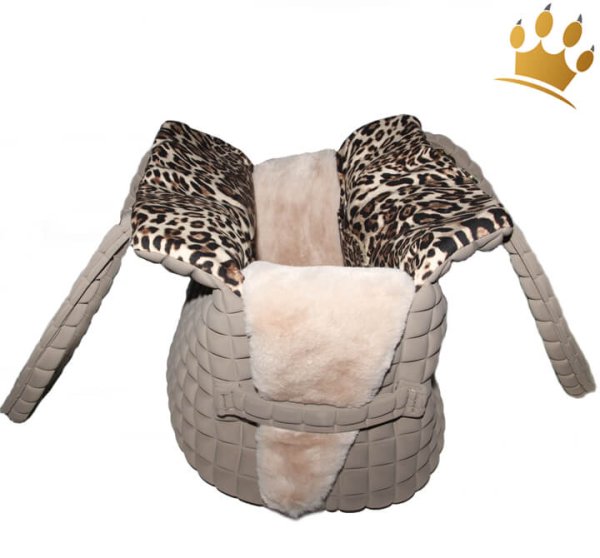 Hundetasche Collanzone Square Fango Leo innen