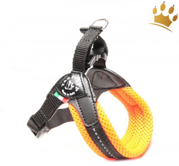 Tre Ponti Hundegeschirr Easy Fit Mesh verstellbar Neon Orange