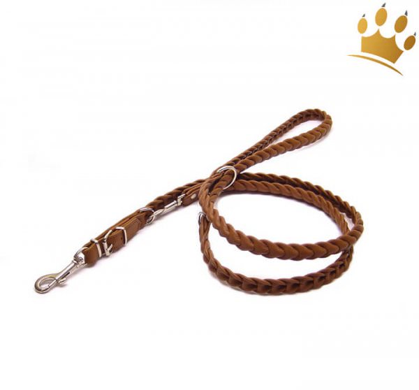Hundeleine Leder Ascot Cognac