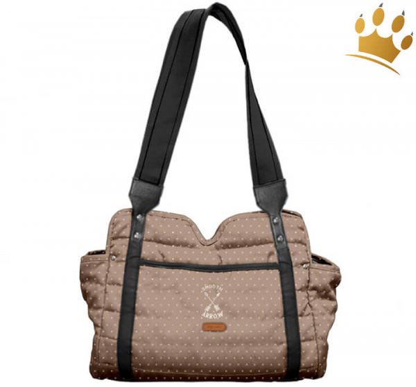 Hundetasche Sac Arrow Beige