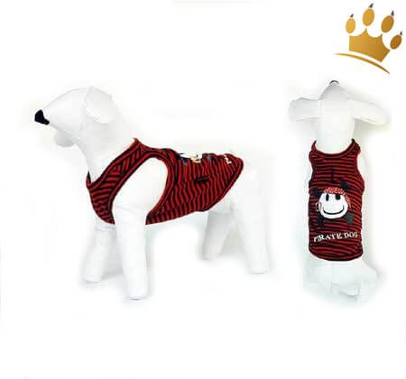 Hundeshirt Tortuga Rot