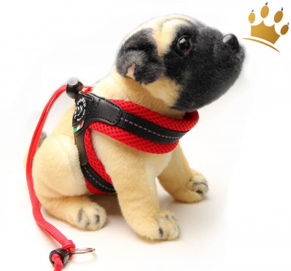 Tre Ponti Hundegeschirr Soft Mesh Strap Rot