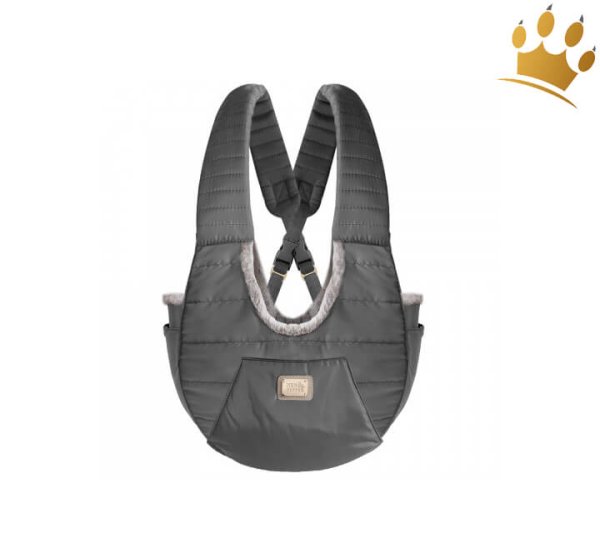 Milk & Pepper Hundebauchtasche Yulia Baby Grau