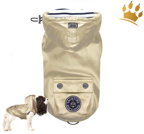 Milk & Pepper Hunderegenmantel Barbord Dore