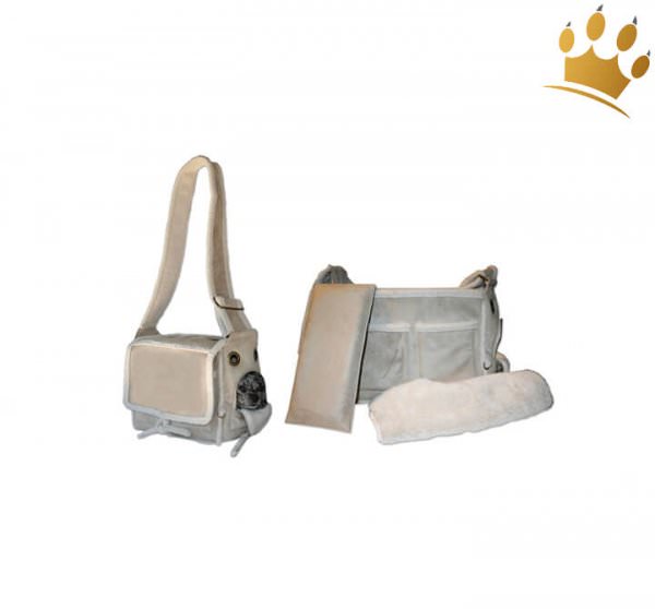 Hundetasche Pet Fly Sherpa Pony Express Natural Creme