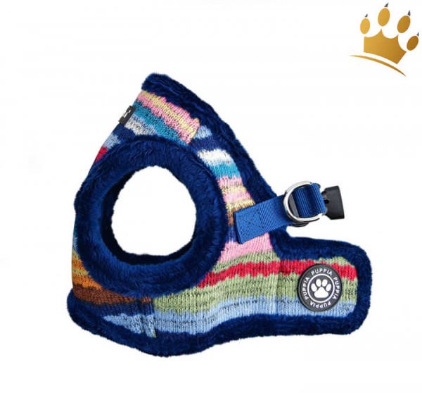 Puppia Step-In Hundegeschirr Crayon Blau