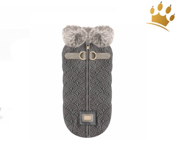 Milk & Pepper Hundemantel Anastasia Grau