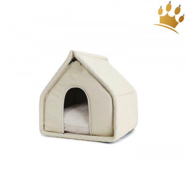 Puppyangel Hundehaus Quiltted Creme