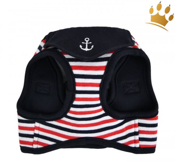 Puppia Step In Hundegeschirr Seaman Blau