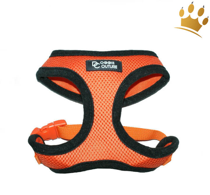 HundeSoftgeschirr Summer Mesh Orange Hundegeschirr Softgeschirre