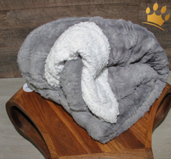 Hunde-Kuscheldecke Milano Grau