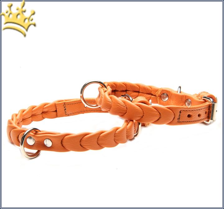 Ancol Indulgence Hundehalsband – Aus Weichem Leder, Gefaltet, Mit Innerem Kern Für Stabilität, In Beige/Soft Truffle