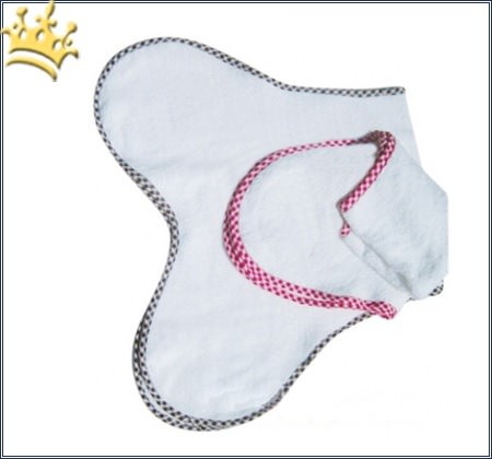 Hundebadehandtuch Knochenform