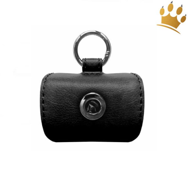 Milk & Pepper WINSTON Schwarz Kotbeutelhalter