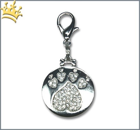 Halsbandanhänger Heart Paw