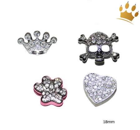 Strassverzierungen f.Namenshalsbänder 8mm/18mm