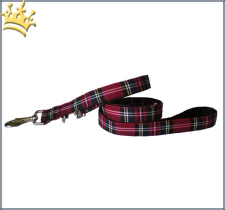 Hundeleine Tartan-Look