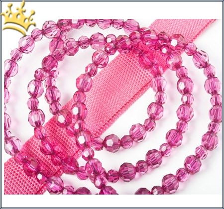 Designer-Hundeschmuckleine Fuchsia