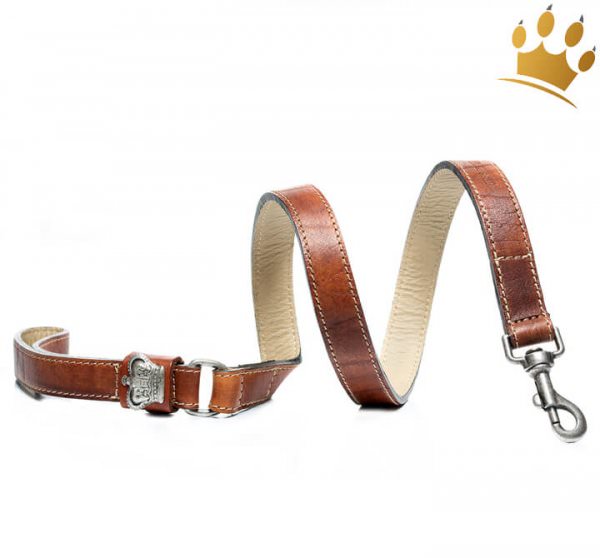 Malucchi Hundeleine Royal Braun