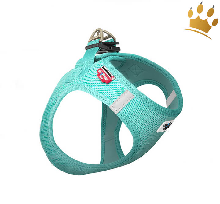 Curli© Vest Softgeschirr AirMesh Island Sommergeschirr Hunde Türkis